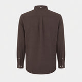 Clean Cut Copenhagen Eske Oxford Shirt Skjorte L/S Dark Brown