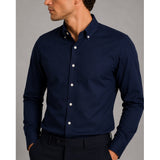 Clean Cut Copenhagen Eske Oxford Shirt Skjorte L/S Mørk Navy