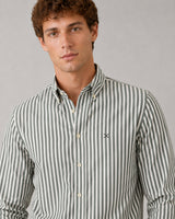Clean Cut Copenhagen Eske Oxford Striped Shirt Skjorte L/S Grøn