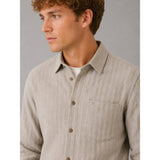 Clean Cut Copenhagen Eske herringbone shirt Skjorte L/S Grå Melange