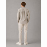 Clean Cut Copenhagen Eske herringbone shirt Skjorte L/S Grå Melange
