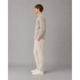 Clean Cut Copenhagen Eske herringbone shirt Skjorte L/S Grå Melange