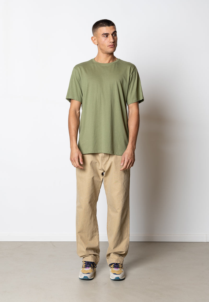 Fat Moose FAITH COTTON T-SHIRT T-shirts S/S Støvet Grøn