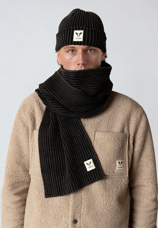 Fat Moose FAT MOOSE BEANIE Accessories Washed black