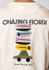 Fat Moose FJORDS T-SHIRT T-shirts S/S Ecru