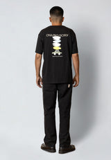 Fat Moose FJORDS T-SHIRT T-shirts S/S Sort