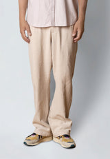 Clean Cut Copenhagen FLORENCE RELAXED COTTON/LINEN PANTS Bukser Ecru