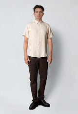 Clean Cut Copenhagen FORDE S/S SHIRT Skjorte S/S Ecru