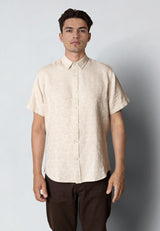 Clean Cut Copenhagen FORDE S/S SHIRT Skjorte S/S Ecru