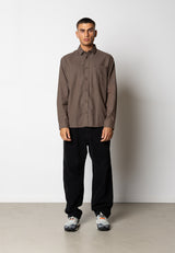 Fat Moose FRANK FLANNEL SHIRT Skjorte L/S Brun Melange