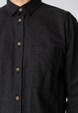 Fat Moose FRANK FLANNEL SHIRT Skjorte L/S Mørkegrå