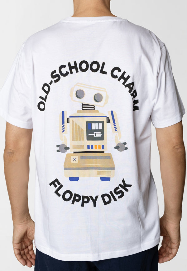 Clean Cut Copenhagen Floppy disk t-shirt T-shirts S/S Hvid