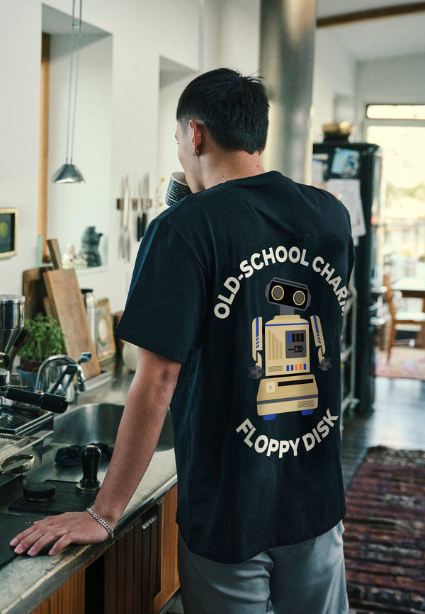 Clean Cut Copenhagen Floppy disk t-shirt T-shirts S/S Sort