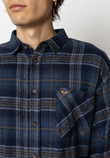 Fat Moose FOREST FLANNEL SHIRT Skjorte L/S Mørk Navy Tern