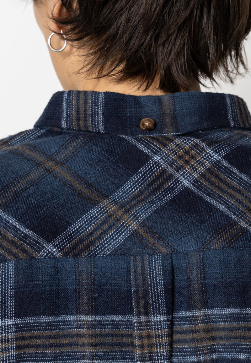 Fat Moose FOREST FLANNEL SHIRT Skjorte L/S Mørk Navy Tern