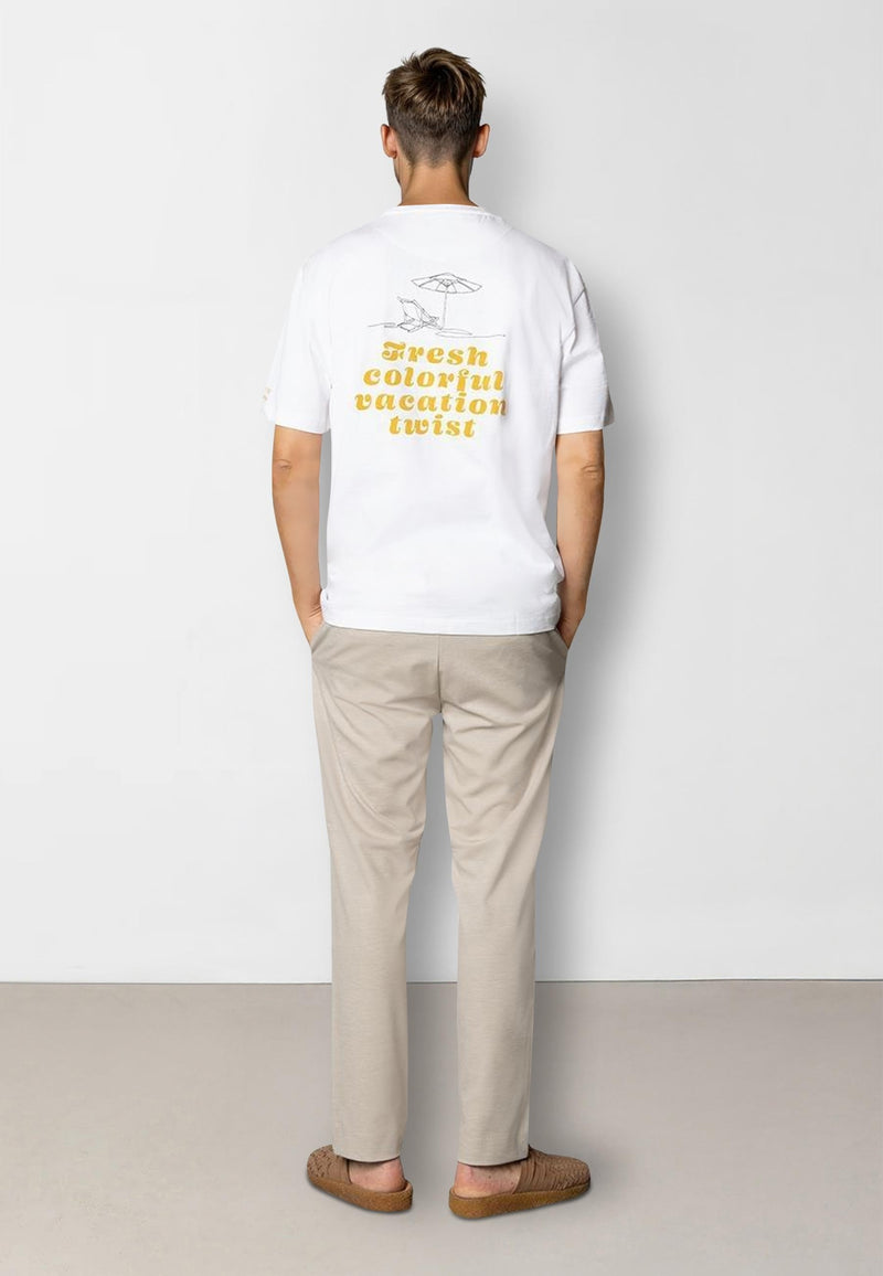 Clean Cut Copenhagen Fred organic cotton t-shirt T-shirts S/S Hvid