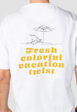 Clean Cut Copenhagen Fred organic cotton t-shirt T-shirts S/S Hvid