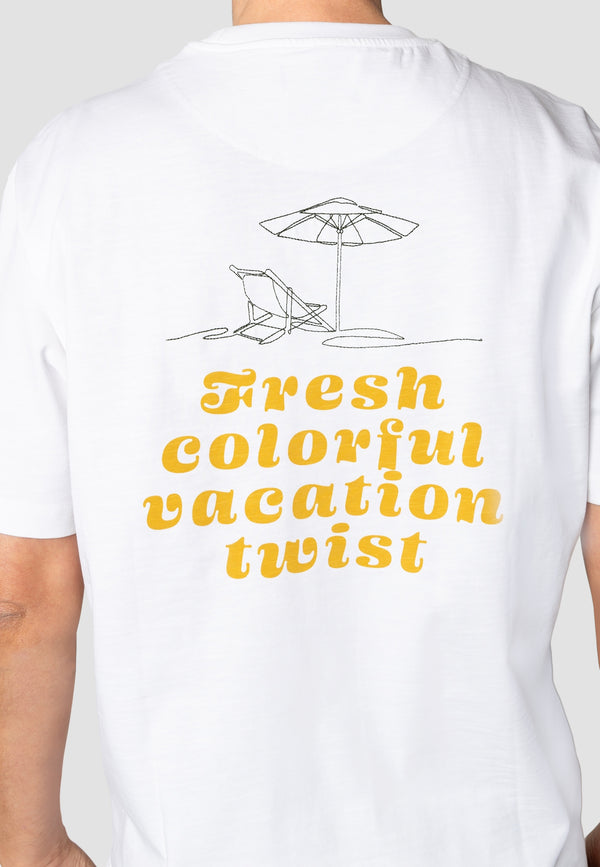 Clean Cut Copenhagen Fred organic cotton t-shirt T-shirts S/S Hvid