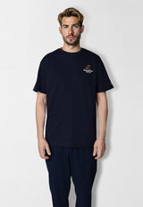 Clean Cut Copenhagen Fred organic cotton t-shirt T-shirts S/S Navy