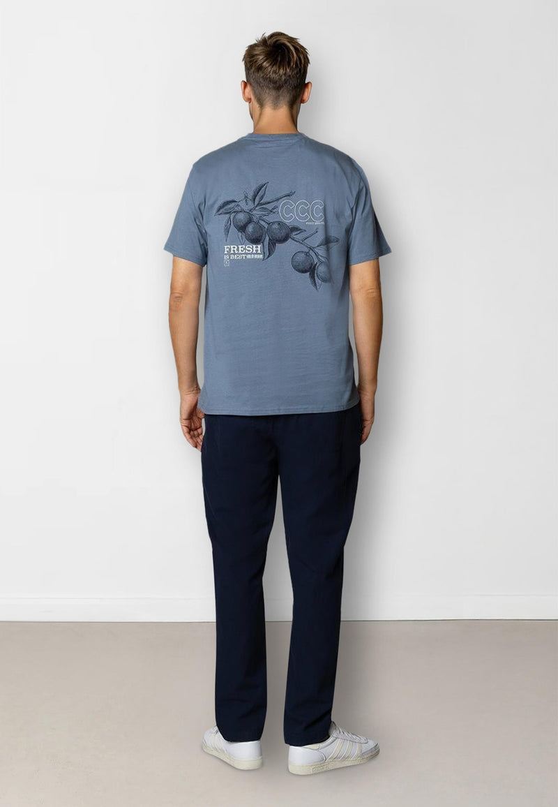 Clean Cut Copenhagen Fresh! t-shirt T-shirts S/S Støvet Blå
