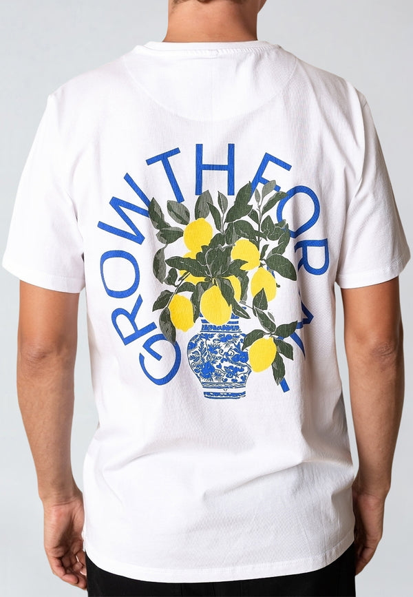 Fat Moose GROWTH T-SHIRT T-shirts S/S Hvid