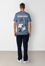 Clean Cut Copenhagen Game over t-shirt T-shirts S/S Støvet Blå