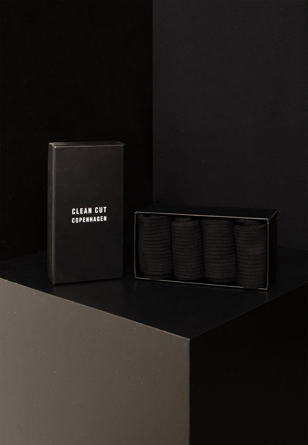 Clean Cut Copenhagen 4-PACK SOCKS IN A BOX Accessories Sort