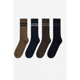 Clean Cut Copenhagen Gerry multi striped socks - box Accessories 2 stripes