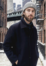 Clean Cut Copenhagen HASTING WOOL COAT Jakker Mørk Navy