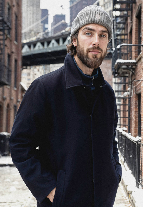 Clean Cut Copenhagen HASTING WOOL COAT Jakker Mørk Navy