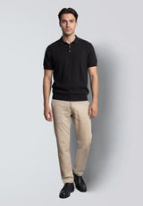 Clean Cut Copenhagen HAYZE KNITTED POLO Polos Sort