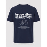 Clean Cut Copenhagen Hygge organic t-shirt T-shirts S/S Navy