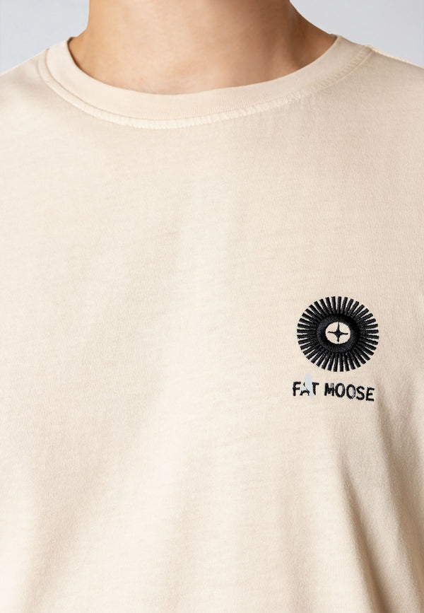 Fat Moose ICON T-SHIRT T-shirts S/S Ecru