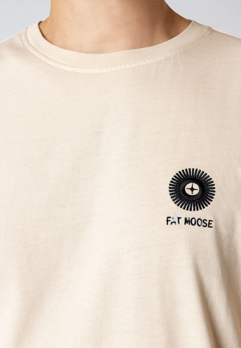 Fat Moose ICON T-SHIRT T-shirts S/S Ecru