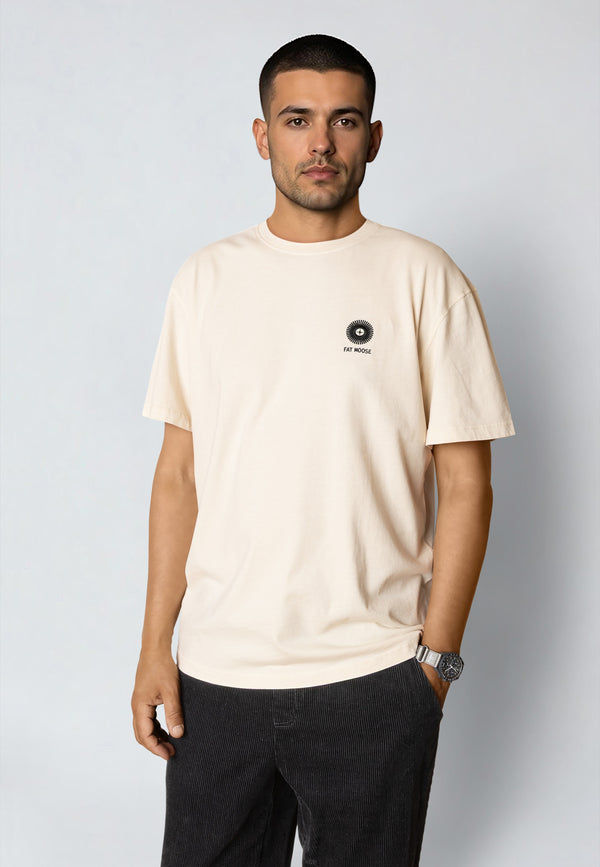Fat Moose ICON T-SHIRT T-shirts S/S Ecru