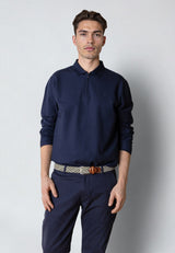 Clean Cut Copenhagen JOSS L/S POLO Polos Navy