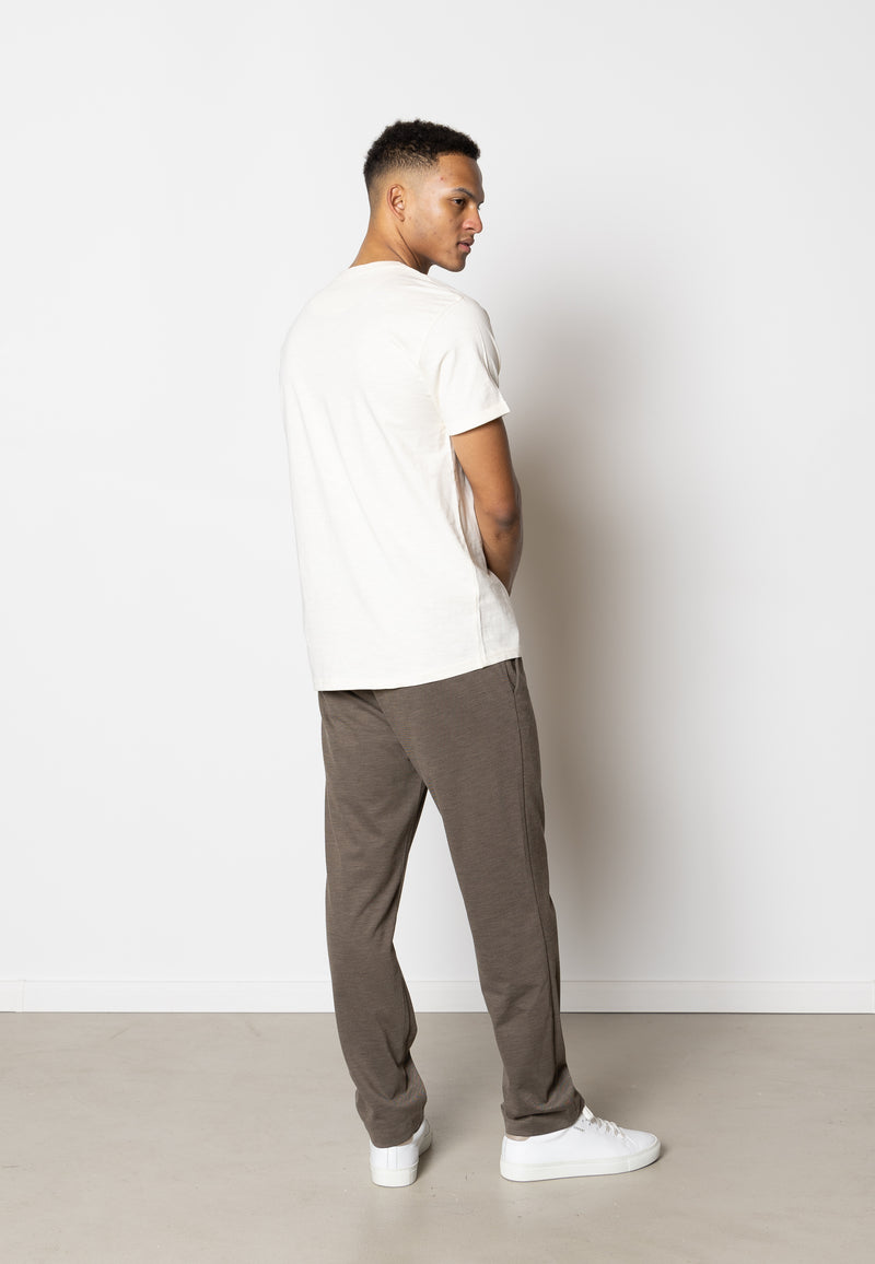 Clean Cut Copenhagen KOLDING ORGANIC T-SHIRT T-shirts S/S Ecru