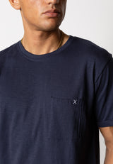 Clean Cut Copenhagen KOLDING ORGANIC T-SHIRT T-shirts S/S Navy