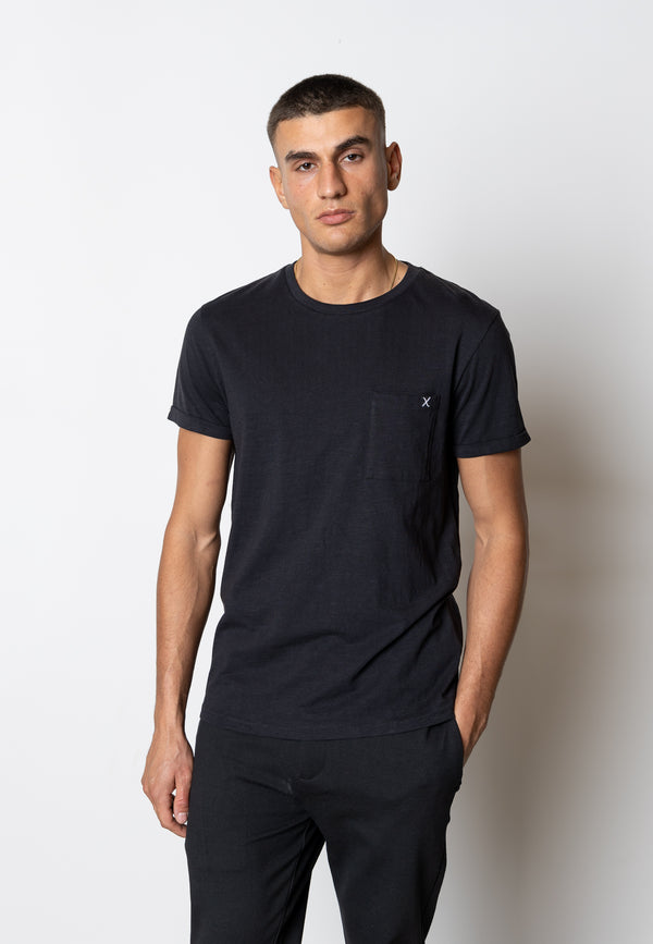Clean Cut Copenhagen KOLDING ORGANIC T-SHIRT T-shirts S/S Sort