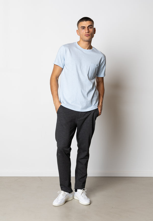 Clean Cut Copenhagen KOLDING ORGANIC T-SHIRT T-shirts S/S Lyseblå