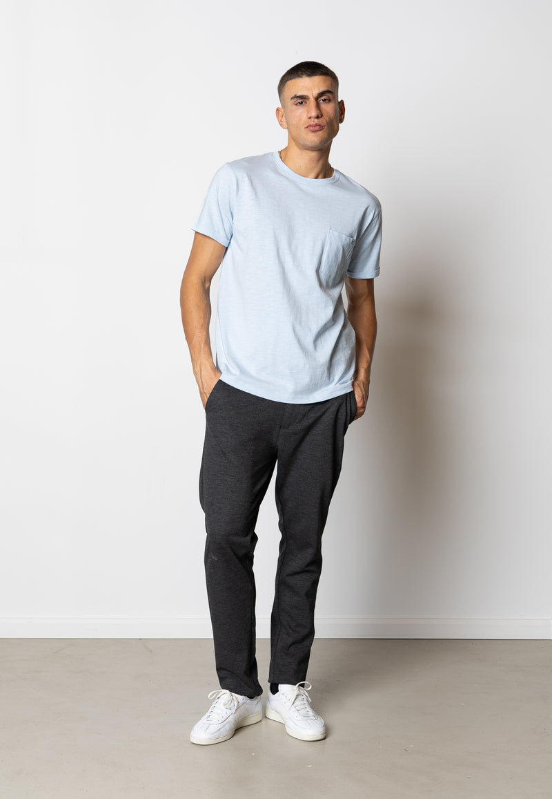 Clean Cut Copenhagen KOLDING ORGANIC T-SHIRT T-shirts S/S Lyseblå