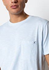Clean Cut Copenhagen KOLDING ORGANIC T-SHIRT T-shirts S/S Lyseblå