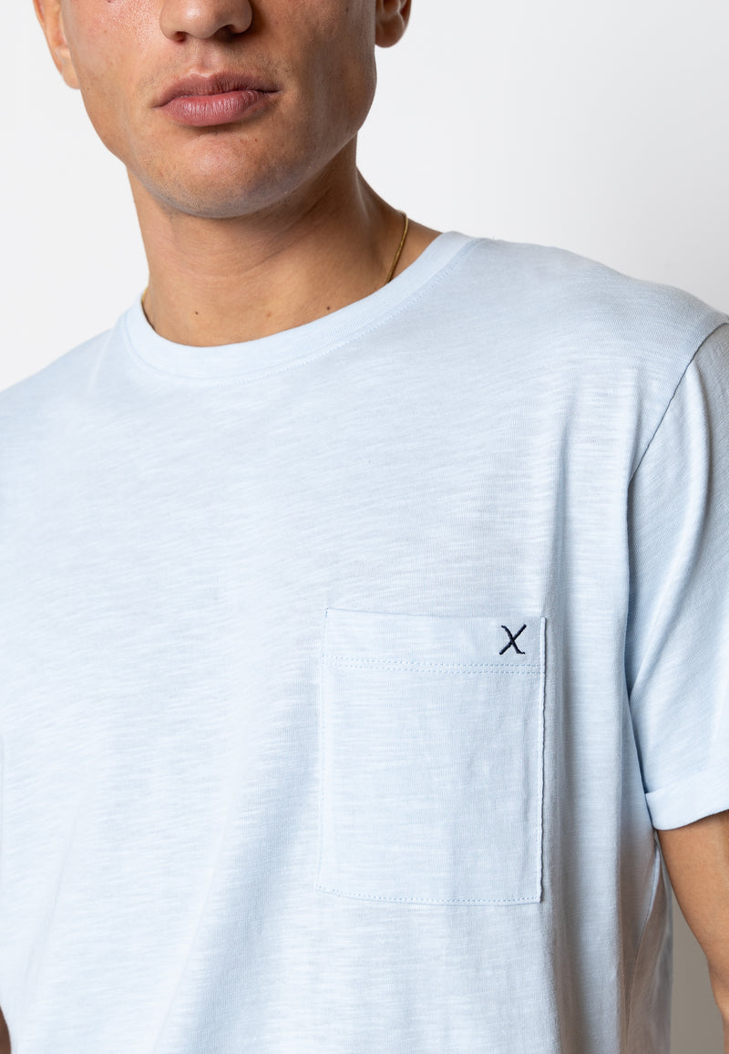 Clean Cut Copenhagen KOLDING ORGANIC T-SHIRT T-shirts S/S Lyseblå