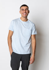 Clean Cut Copenhagen KOLDING ORGANIC T-SHIRT T-shirts S/S Lyseblå