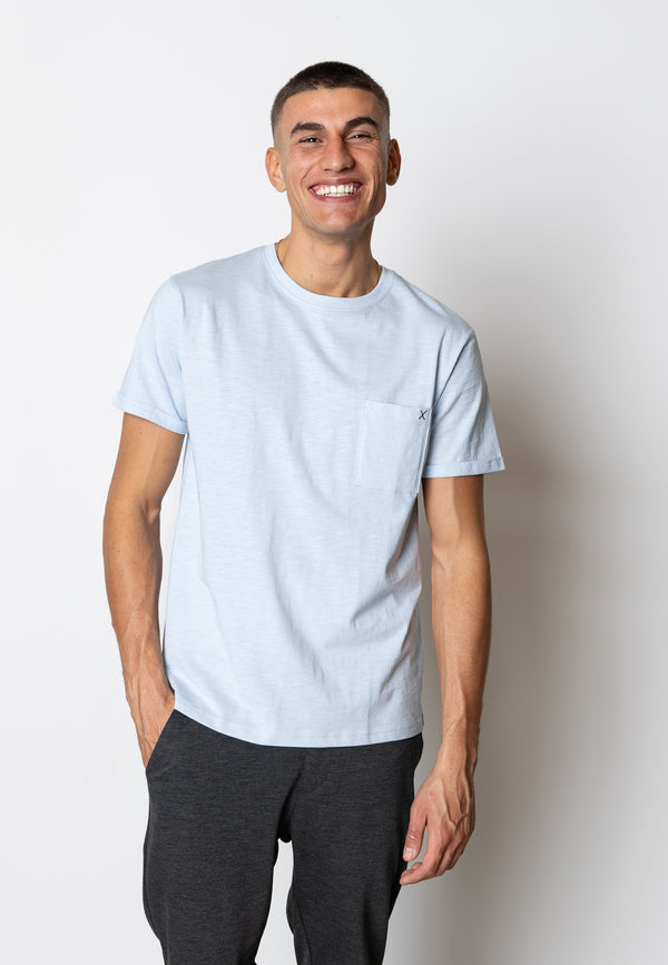 Clean Cut Copenhagen KOLDING ORGANIC T-SHIRT T-shirts S/S Lyseblå