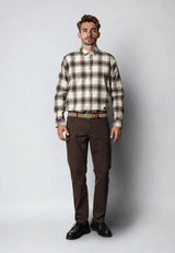 Clean Cut Copenhagen LONDON STRAIGHT 5-POCKET PANT Bukser Dark Brown