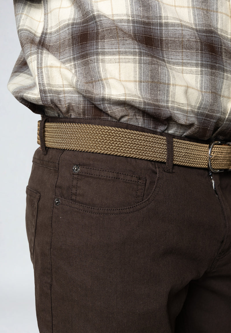 Clean Cut Copenhagen LONDON STRAIGHT 5-POCKET PANT Bukser Dark Brown
