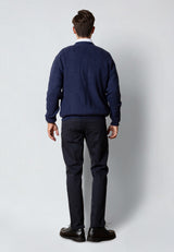 Clean Cut Copenhagen LONDON STRAIGHT 5-POCKET PANT Bukser Mørk Navy
