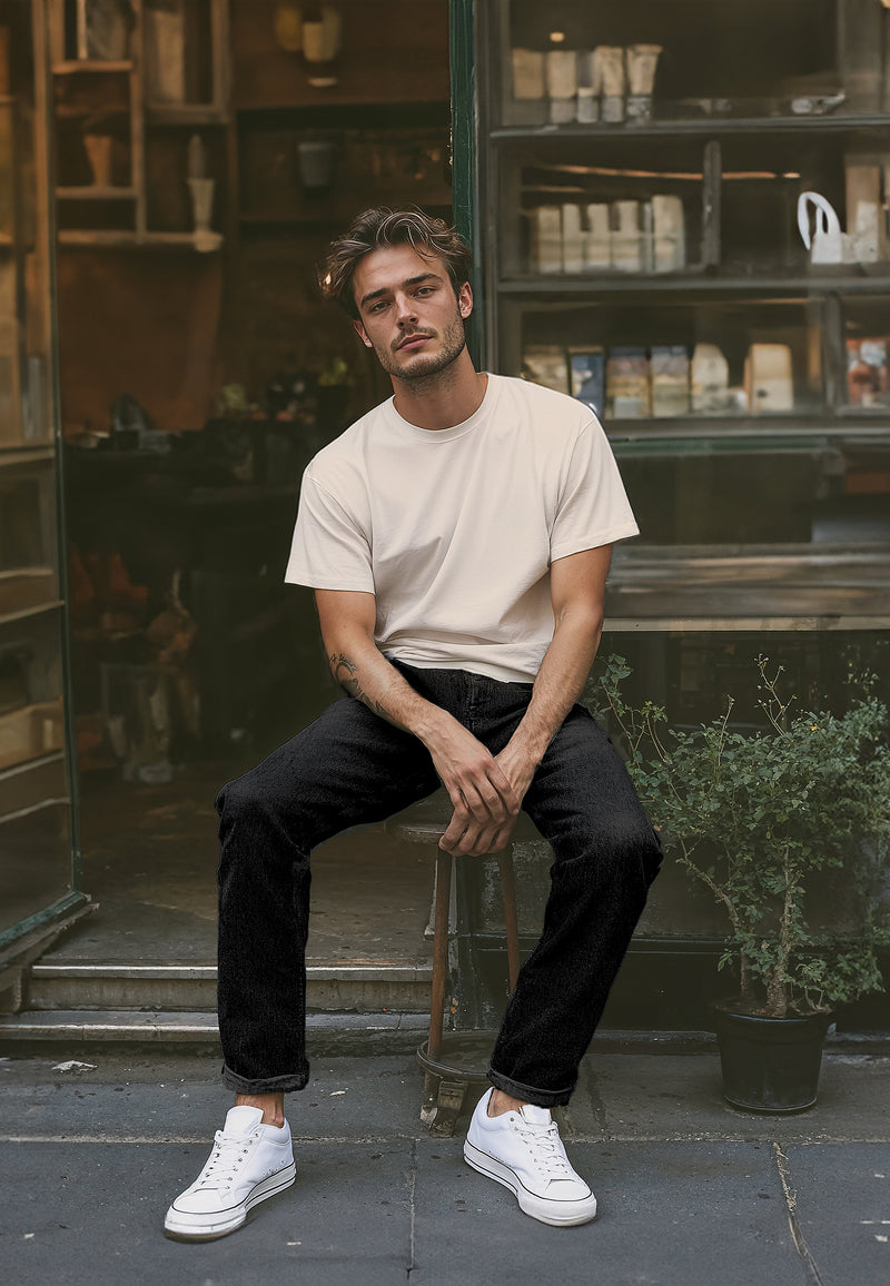 Clean Cut Copenhagen LONDON STRAIGHT 5-POCKET PANT Bukser Sort