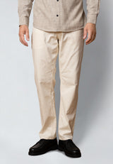 Clean Cut Copenhagen LONDON STRAIGHT 5-POCKET PANTS Bukser Ecru